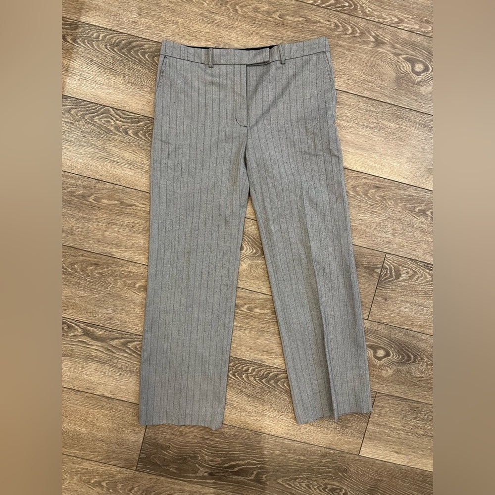 Gray Pinstripe Women's Dress Pants